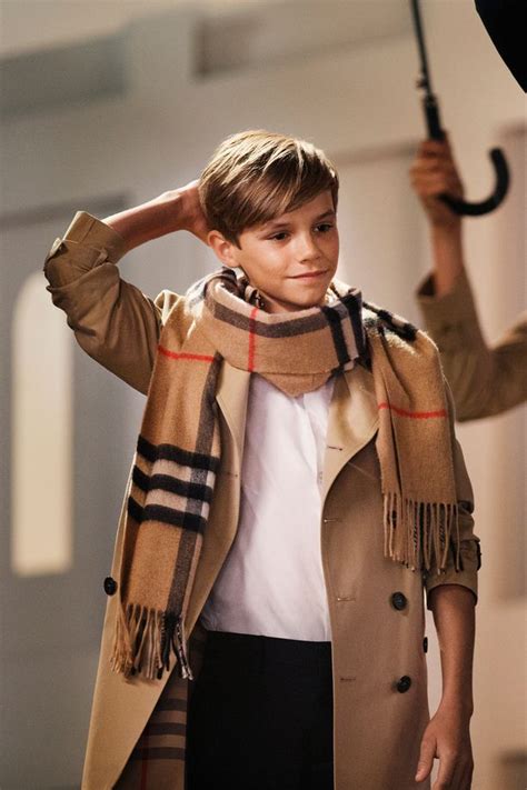 romeo beckham burberry 2018|burberry check queen.